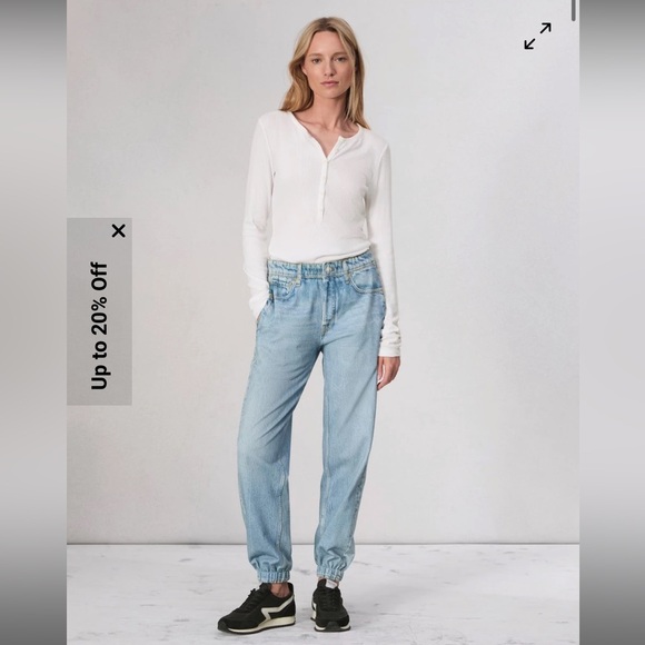 rag & bone Sweatpants Jean Jogger - Picture 1 of 7